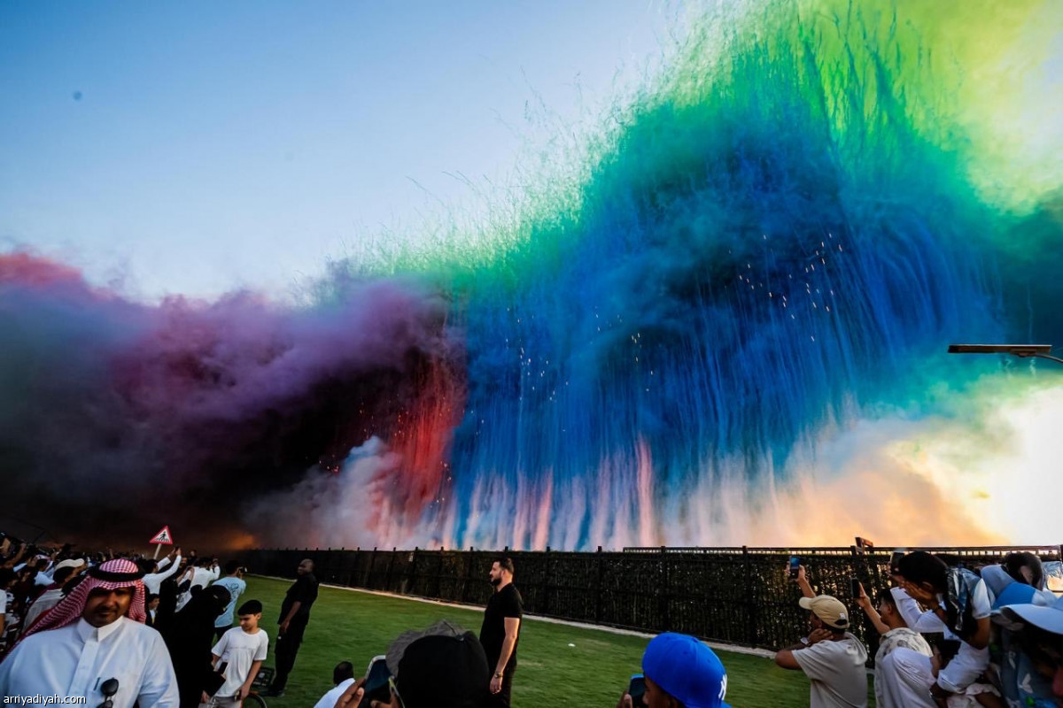 سماء الرياض تتلون